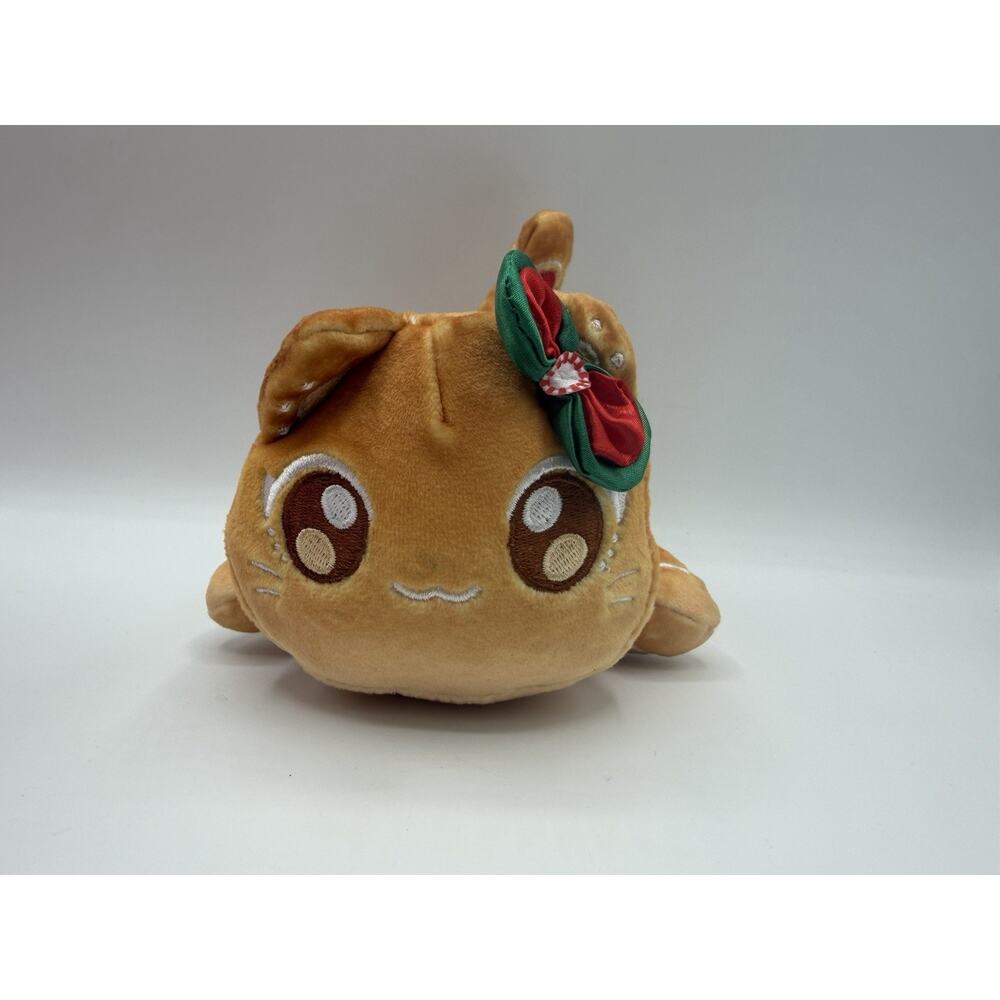 Aphmau MeeMeows Mystery 6.5” Gingerbread Kitty Cat Plush Stuffed Christmas Used